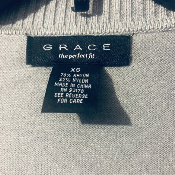 (Bundle) Grace Women's Long Sleeve Open Front (2) Cardigan. Size XS - Picture 3 of 15